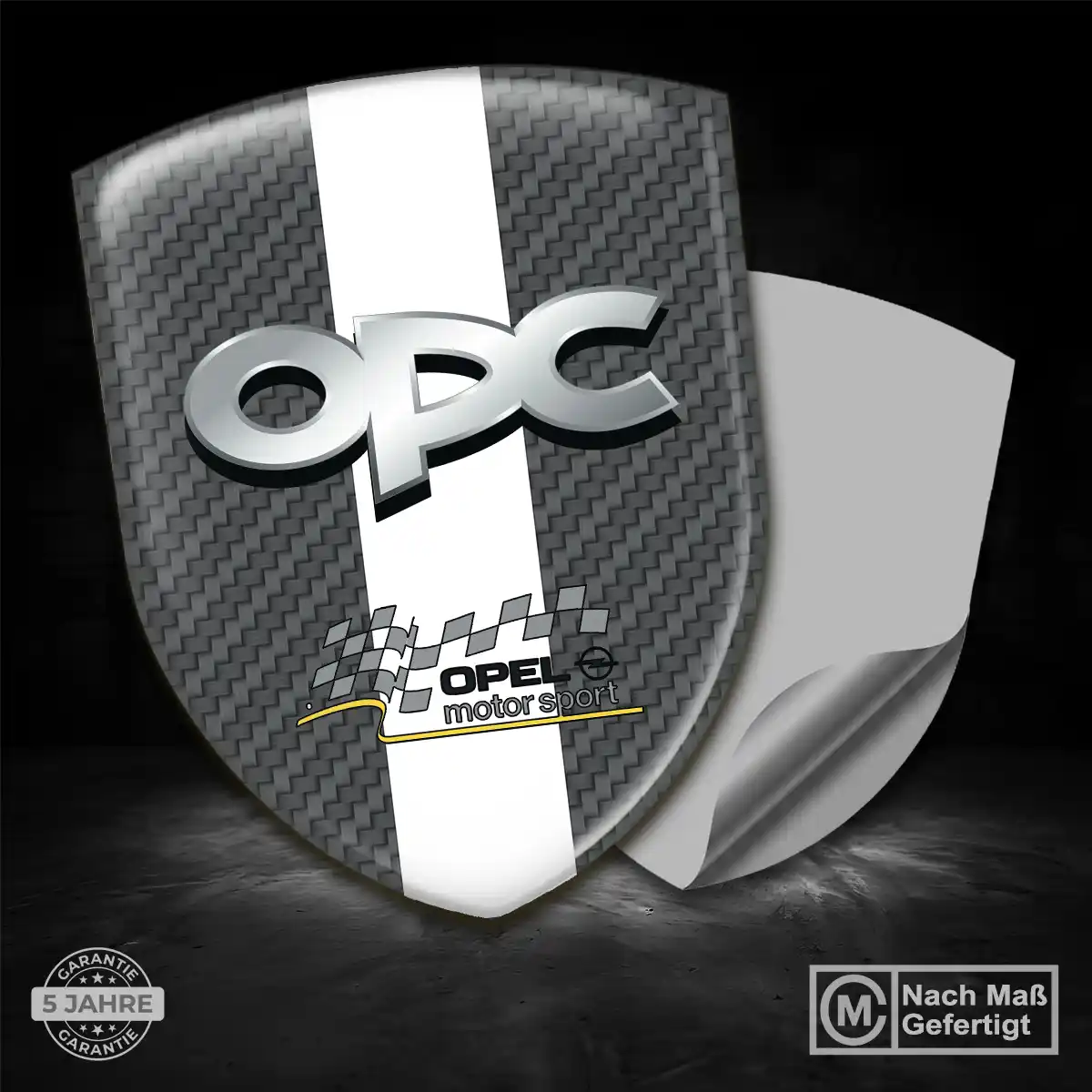 Opel Aufkleber 3D Gel Emblem Elegantes Design