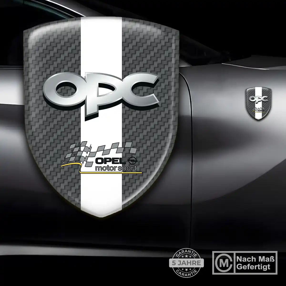 Opel Aufkleber 3D Gel Emblem Elegantes Design