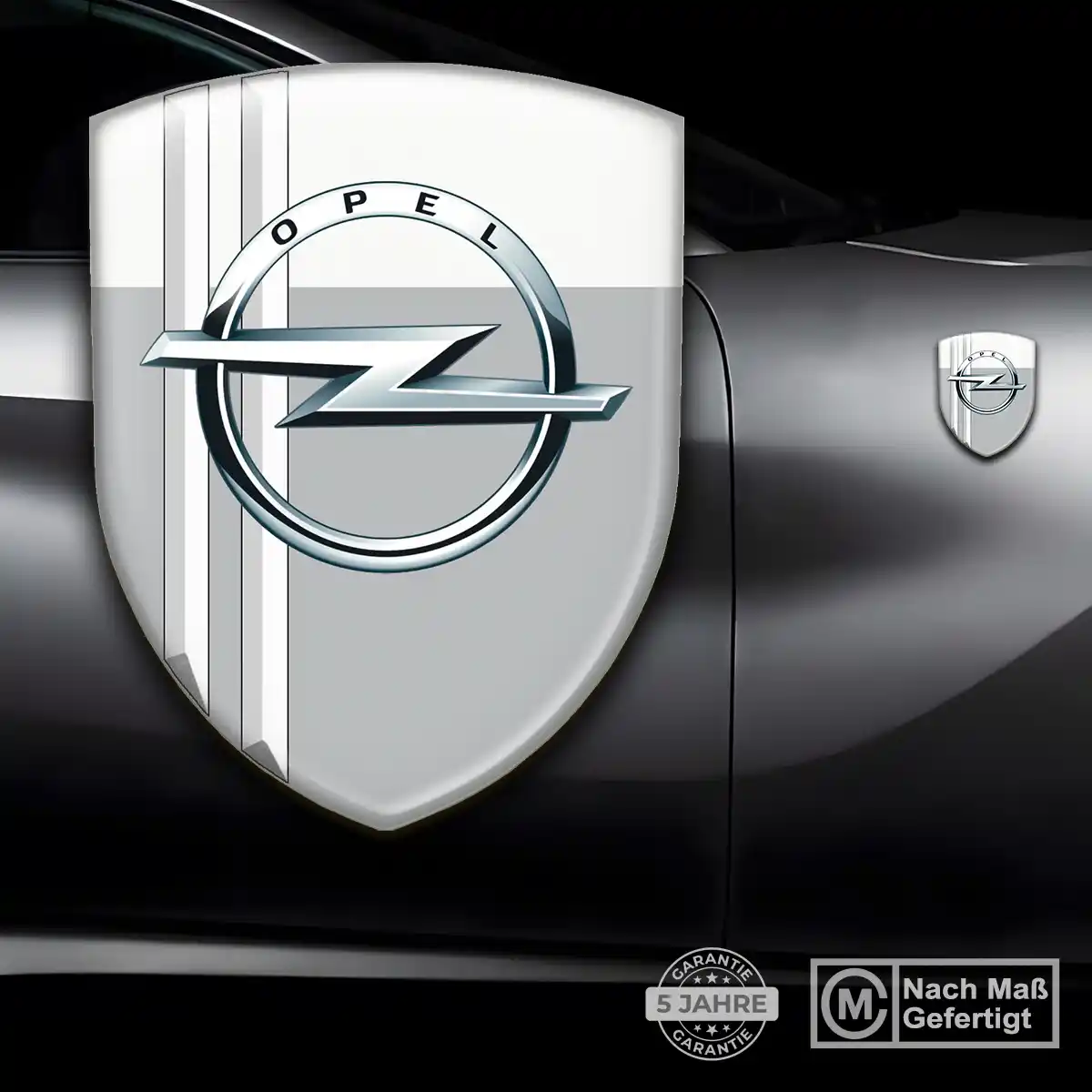 Opel Aufkleber 3D Gel Emblem Hochwertiges Harz