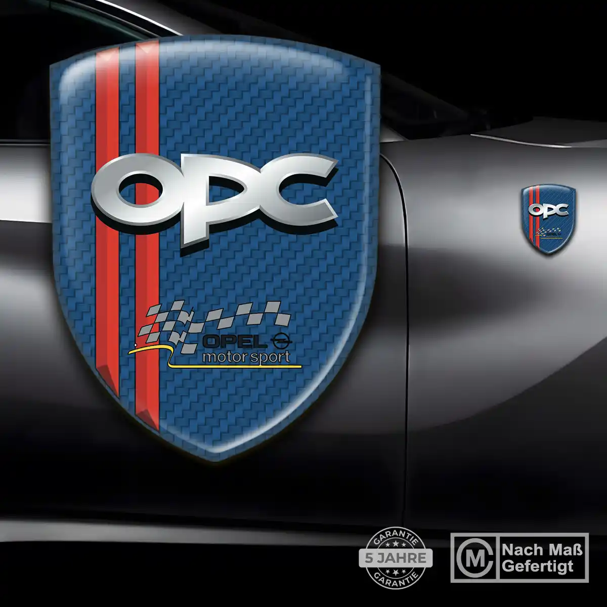 Opel Aufkleber 3D Gel Emblem Limitierte Auflage
