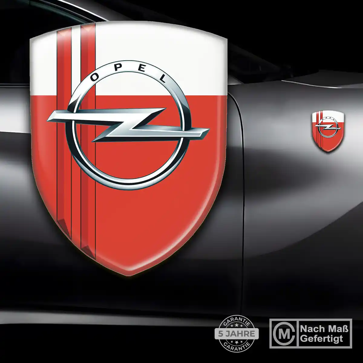 Opel Aufkleber 3D Gel Emblem Stilvolles Design