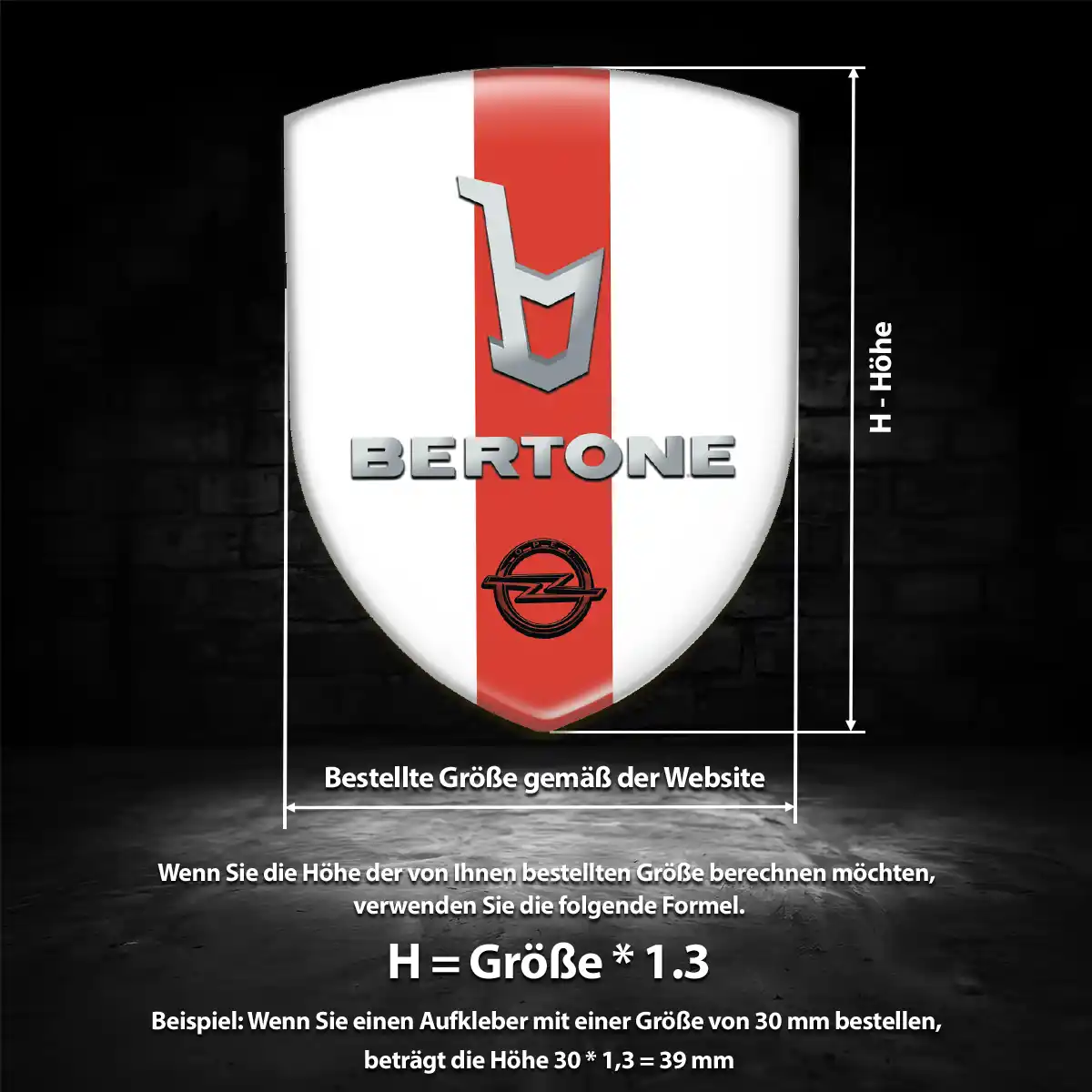 Opel Aufkleber 3D Gel Embleme Auto Interieurdesign