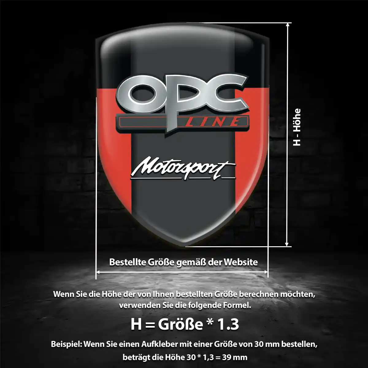 Opel Aufkleber 3D Gel Embleme Auto Modernes Design