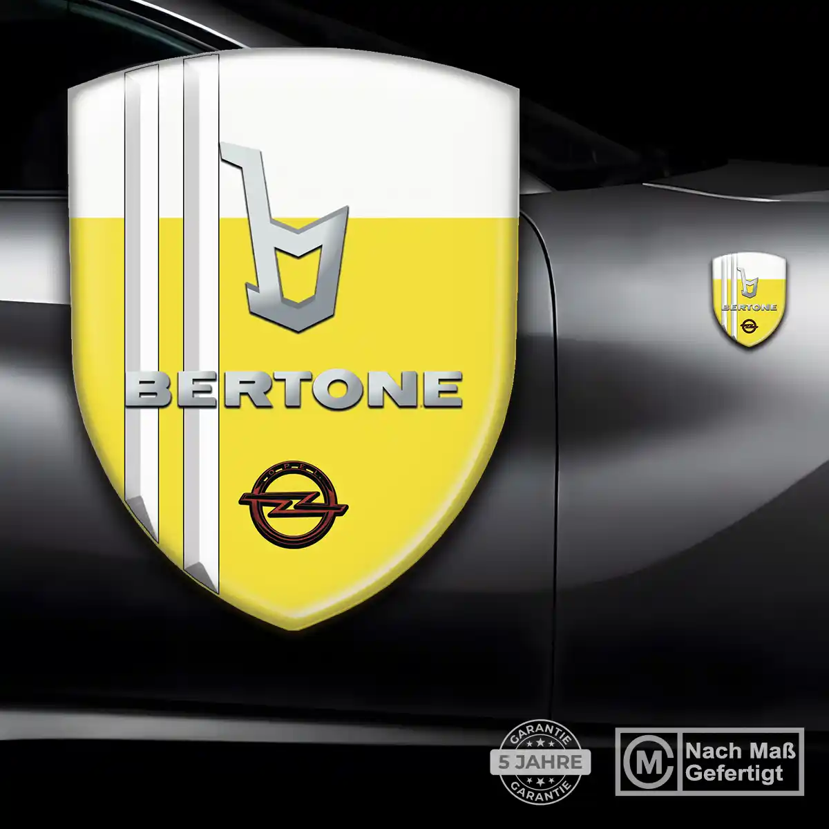 Opel Aufkleber 3D Gel Embleme Elegantes Design