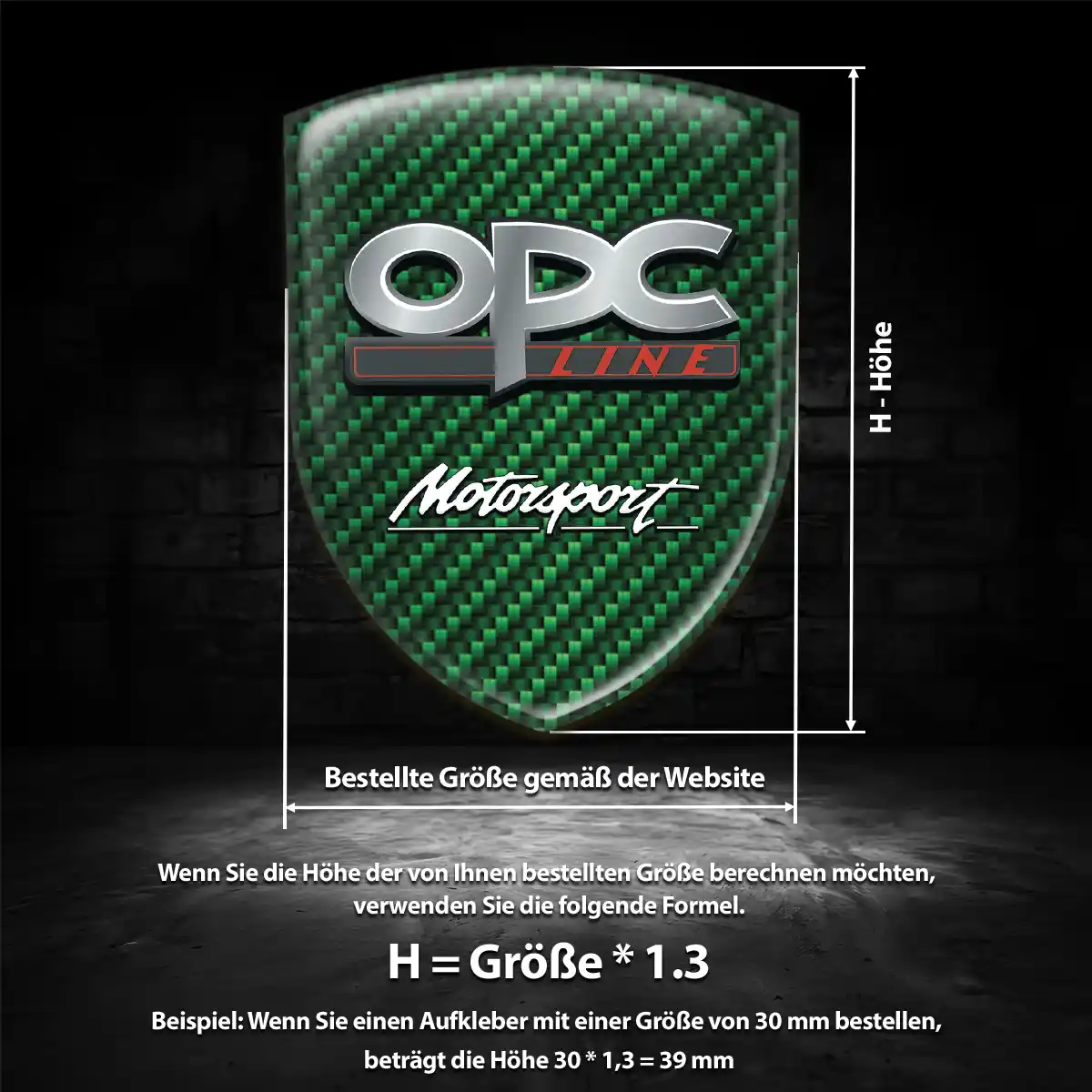 Opel Aufkleber 3D Gel Embleme Hohe Qualität