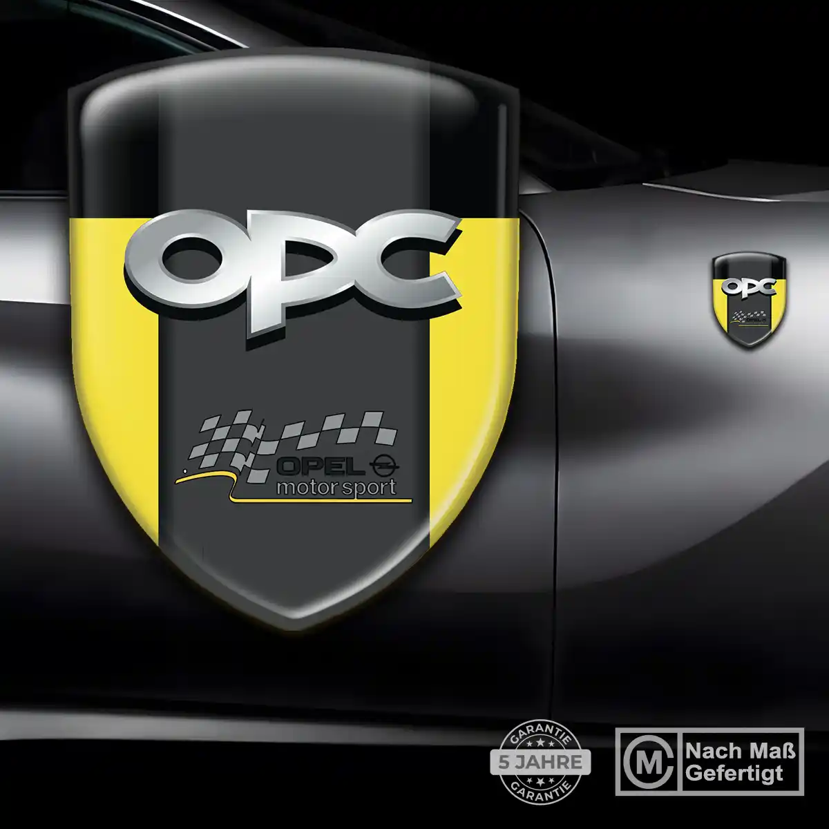 Opel Aufkleber 3D Gel Embleme Tuningfahrzeug