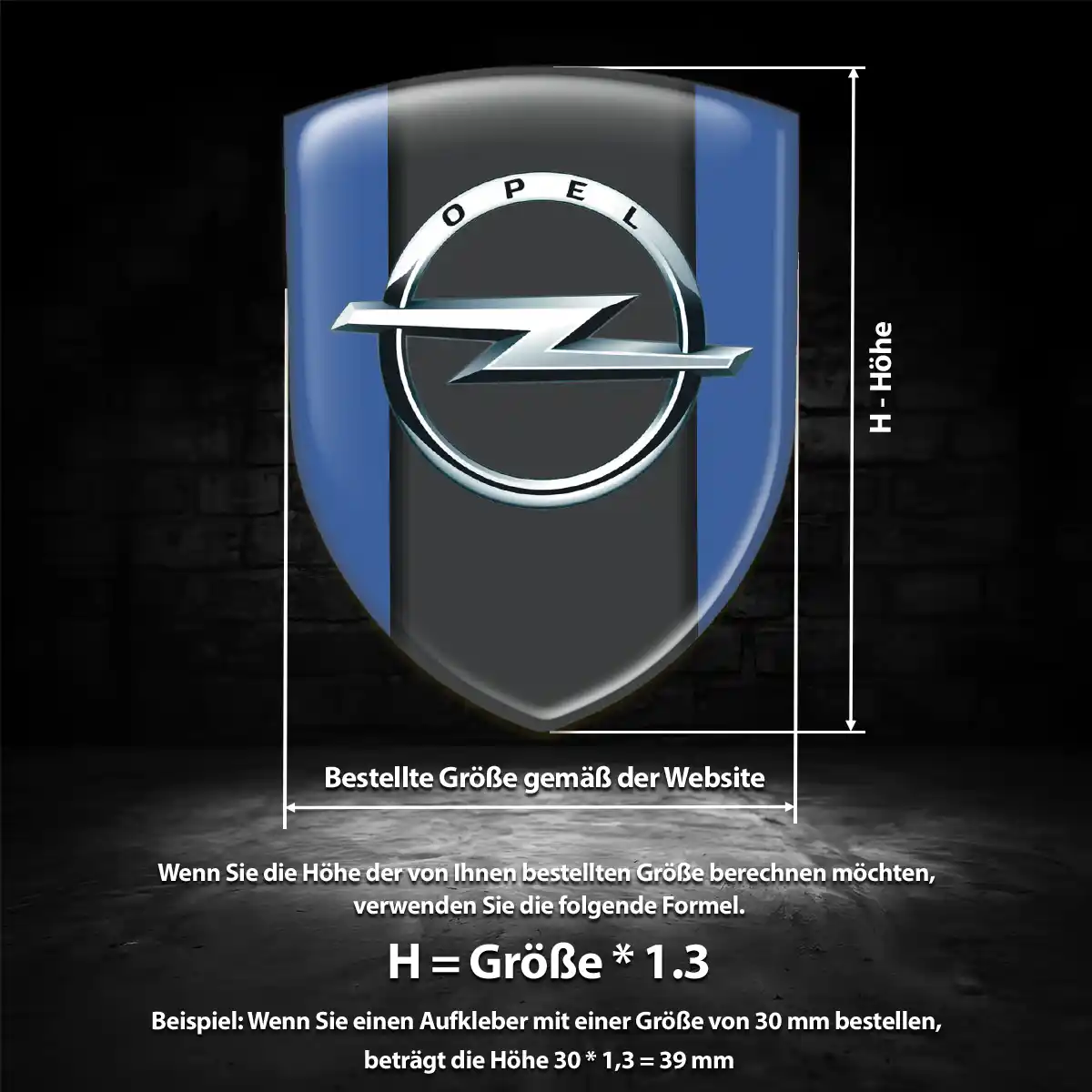 Opel Aufkleber 3D Gel Silikon Auto Limitierte Auflage