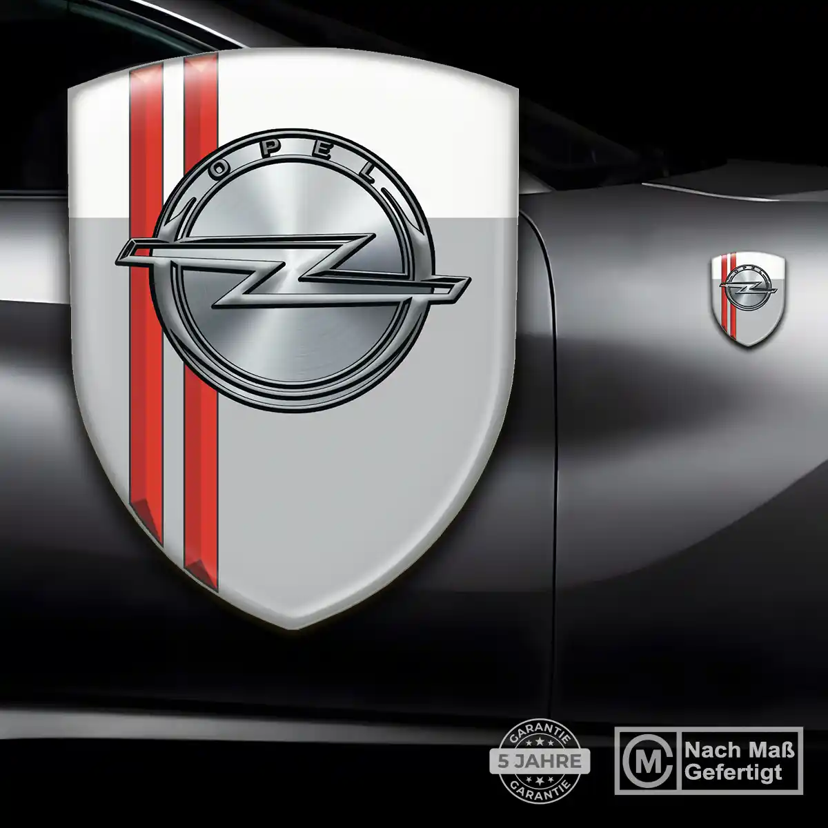 Opel Aufkleber 3D Gel Silikon Auto Markenedition