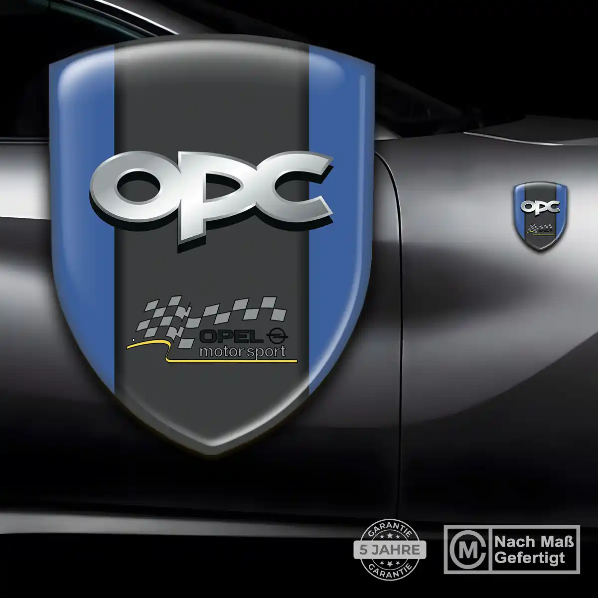 Opel Aufkleber 3D Gel Silikon Auto Modernes Design