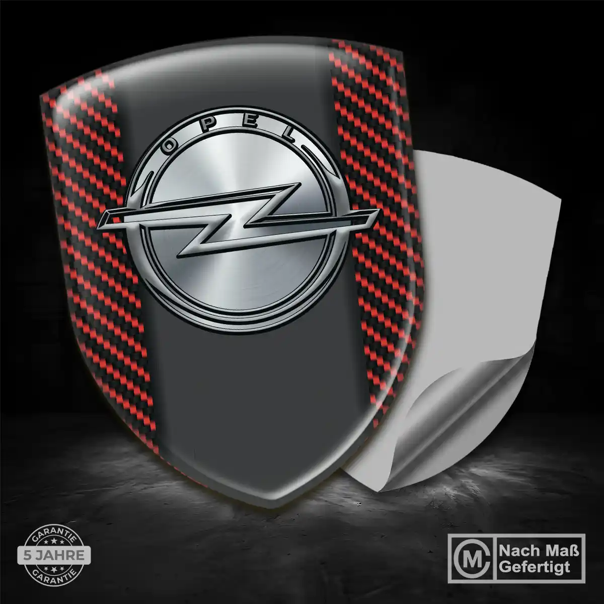 Opel Aufkleber 3D Gel Silikon Auto Premium-Edition