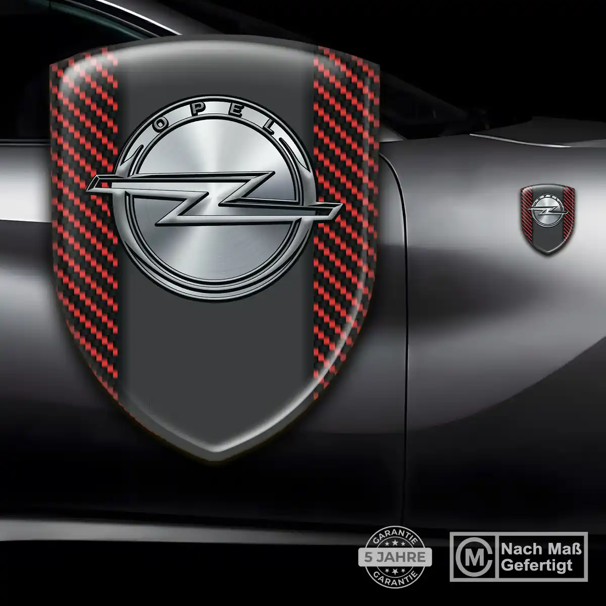 Opel Aufkleber 3D Gel Silikon Auto Premium-Edition