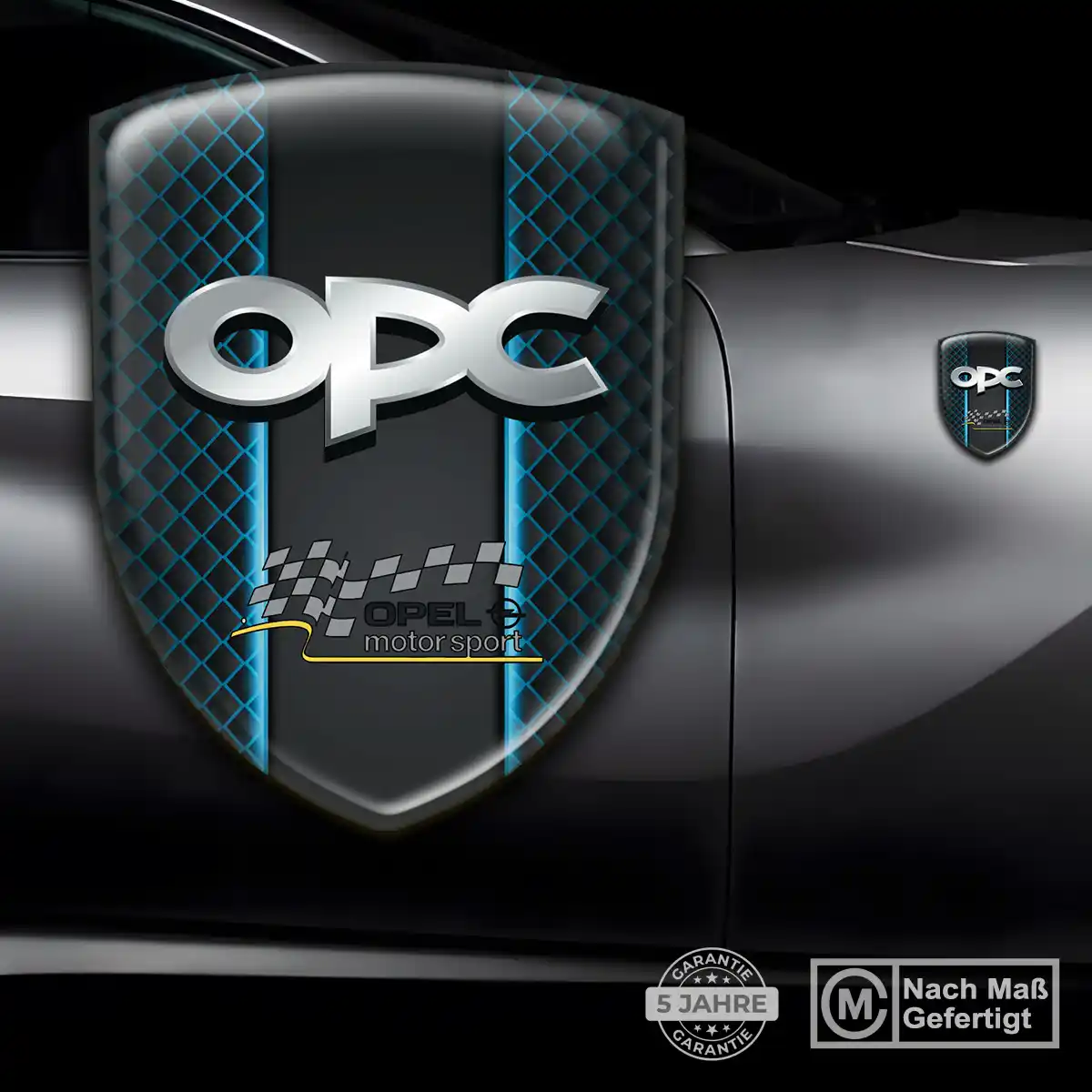 Opel Aufkleber 3D Gel Silikon Auto Stilvolles Design