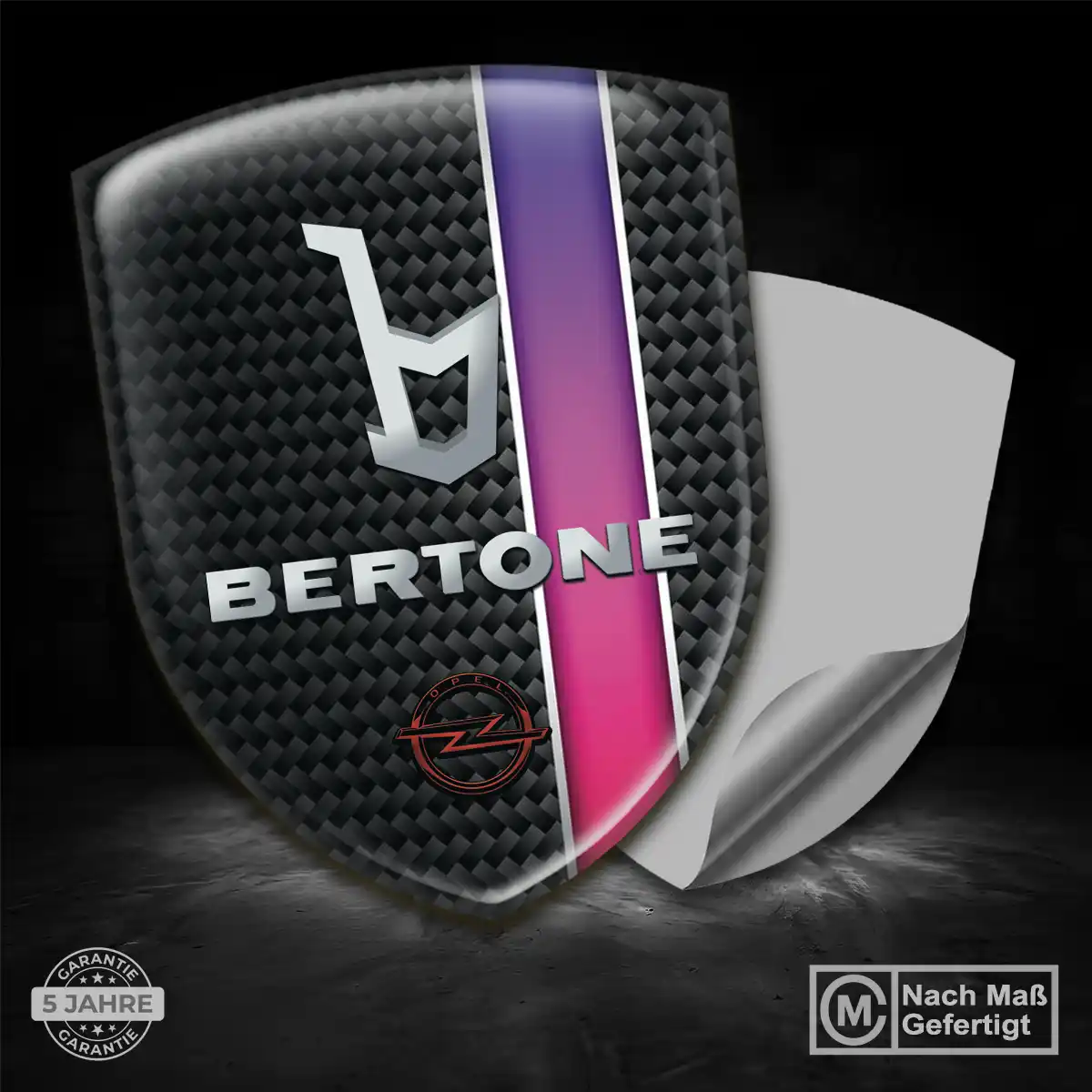 Opel Aufkleber 3D Gel Silikon Elegantes Design