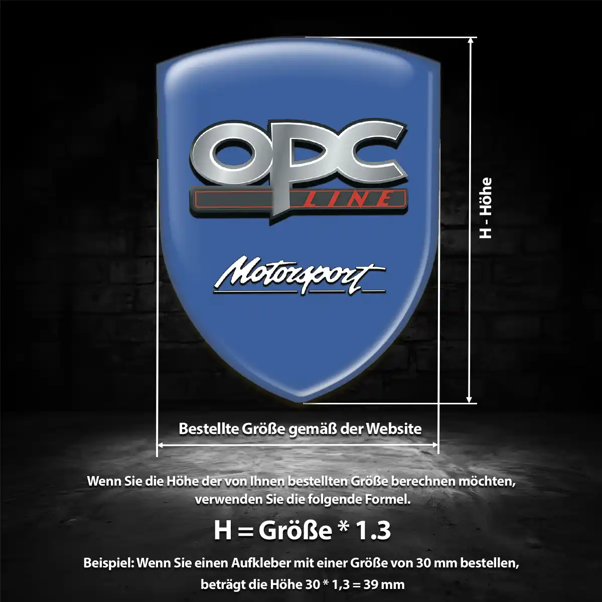 Opel Aufkleber 3D Gel Silikon Interieurdesign