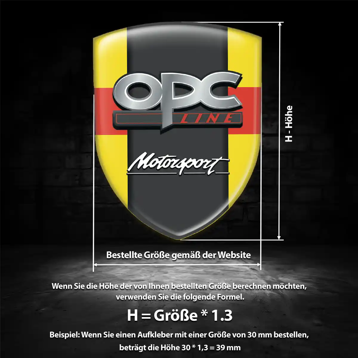 Opel Aufkleber 3D Gel Silikon Luxus-Edition