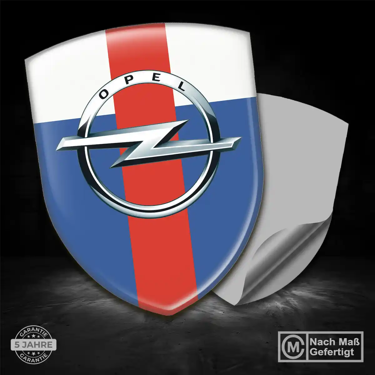 Opel Aufkleber 3D Gel Silikon Markenedition