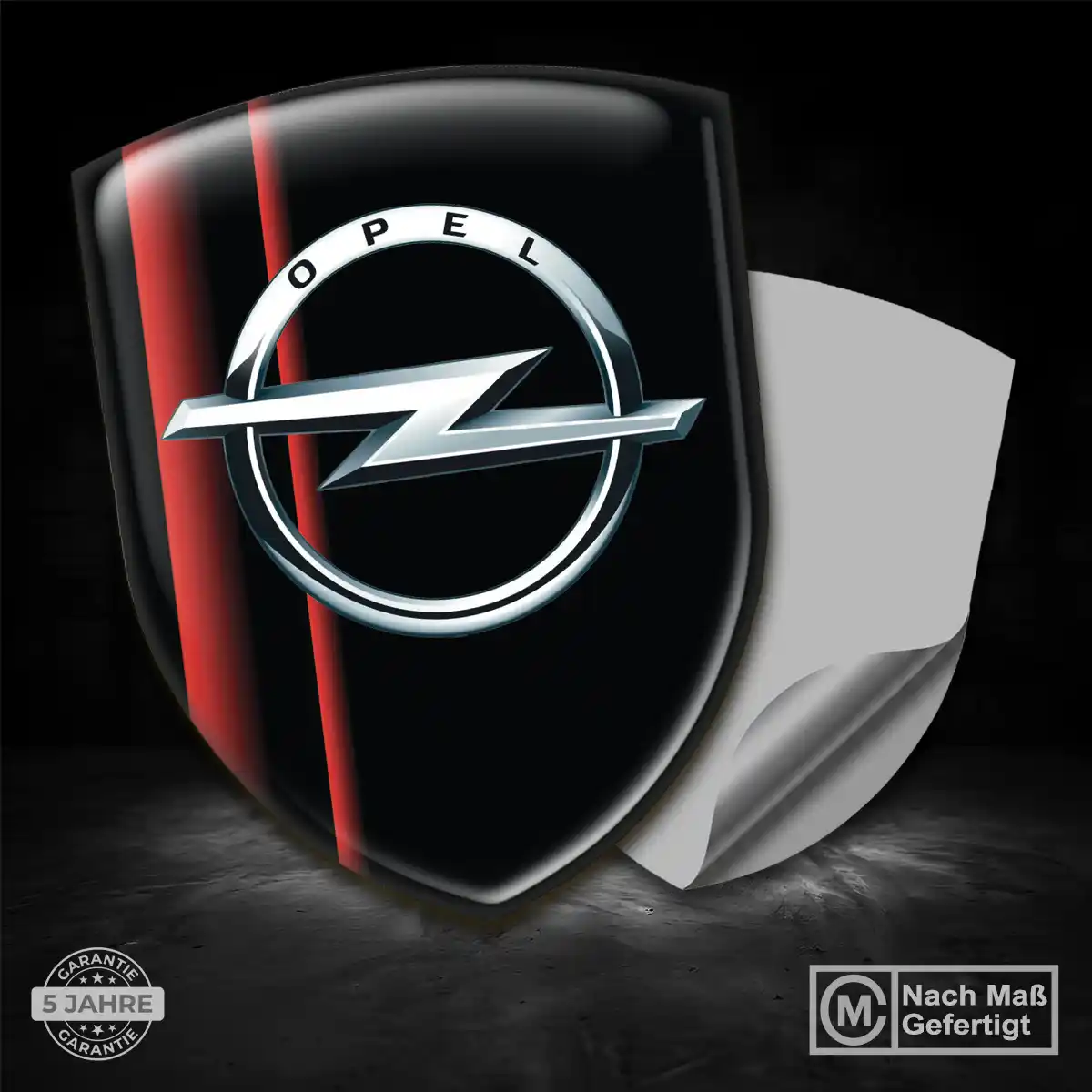 Opel Aufkleber 3D Gel Silikon Tuningfahrzeug