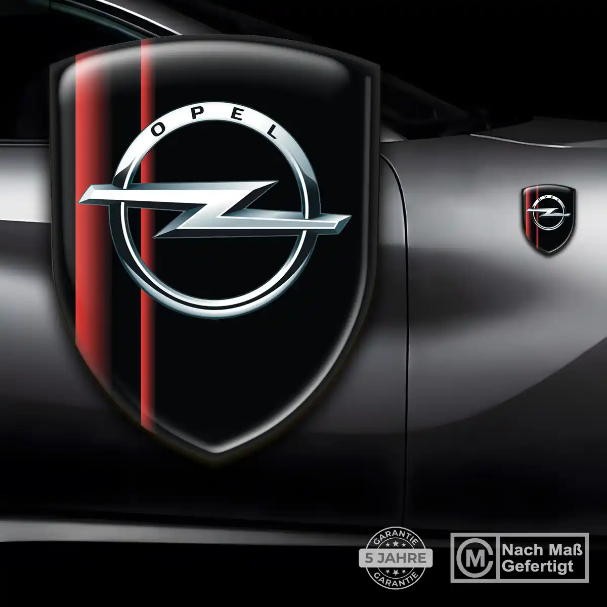 Opel Aufkleber 3D Gel Silikon Tuningfahrzeug