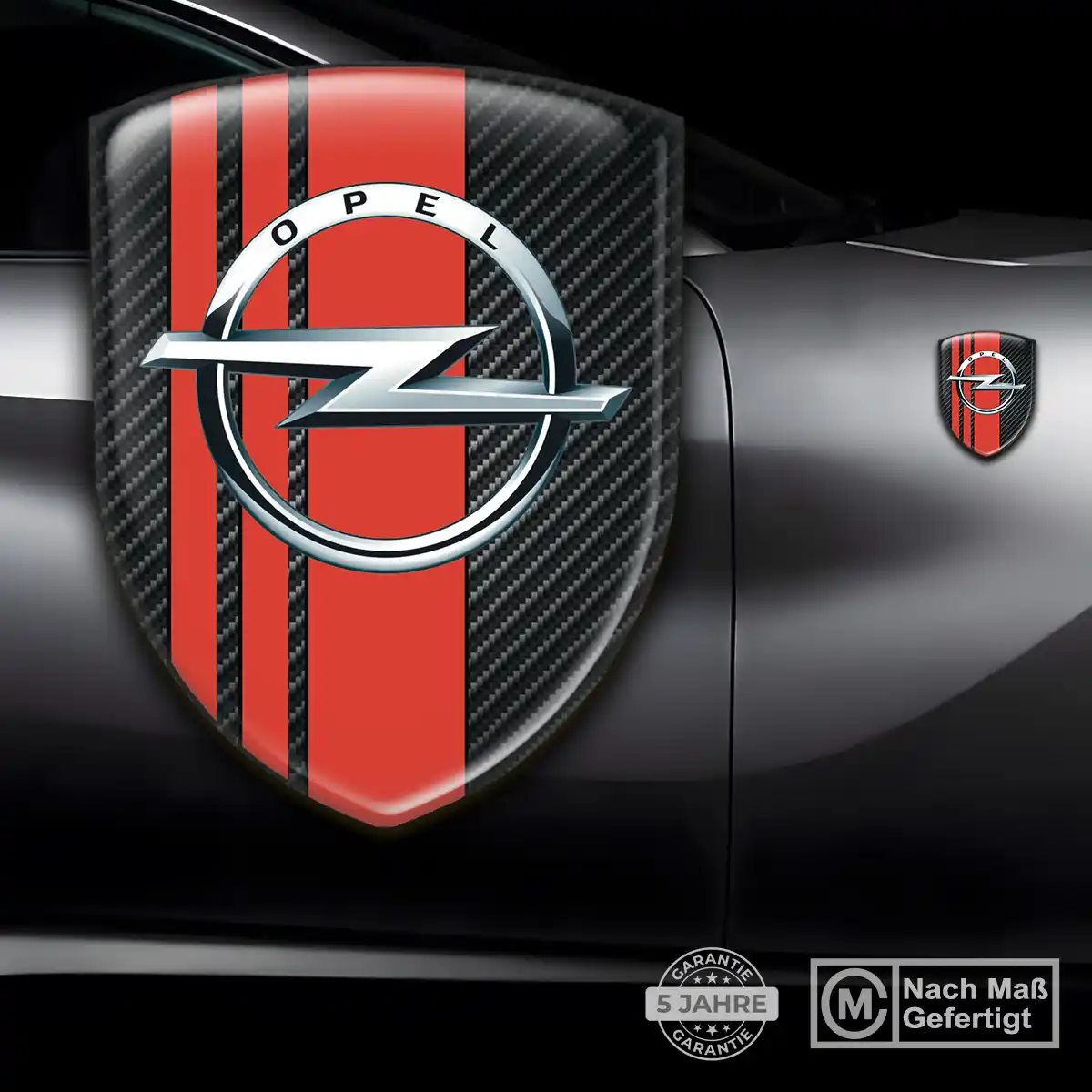 Opel Aufkleber 3D Gel Wappen Anspruchsvolles Design