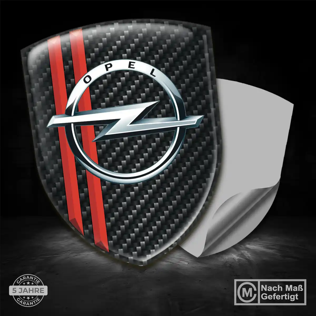 Opel Aufkleber 3D Gel Wappen Auto Exterieurdesign