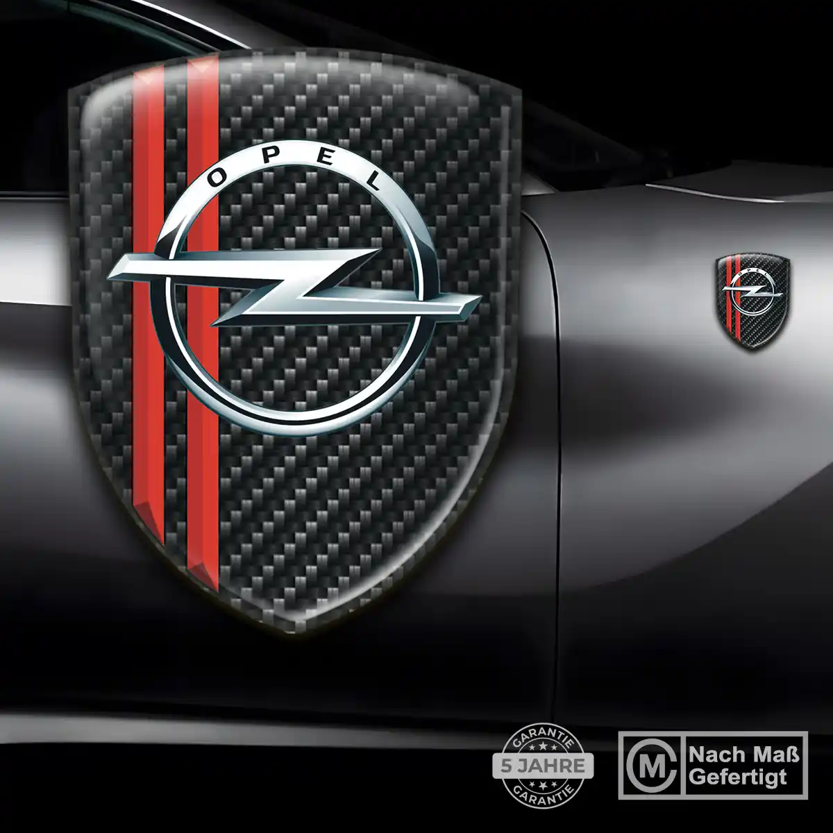 Opel Aufkleber 3D Gel Wappen Auto Exterieurdesign