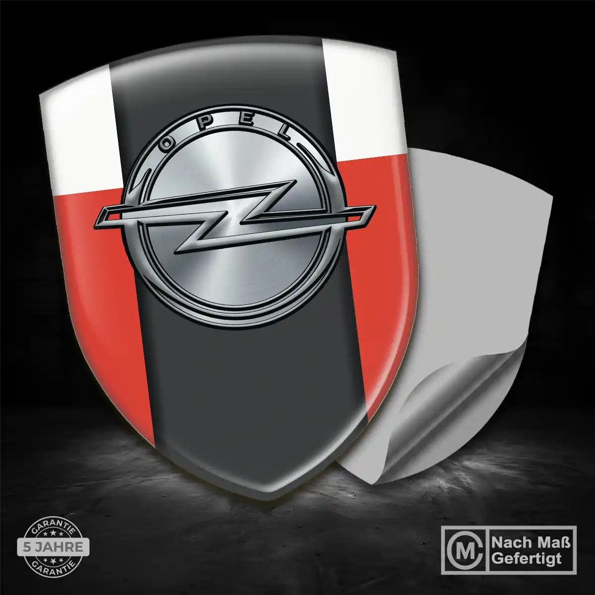 Opel Aufkleber 3D Gel Wappen Auto Interieurdesign
