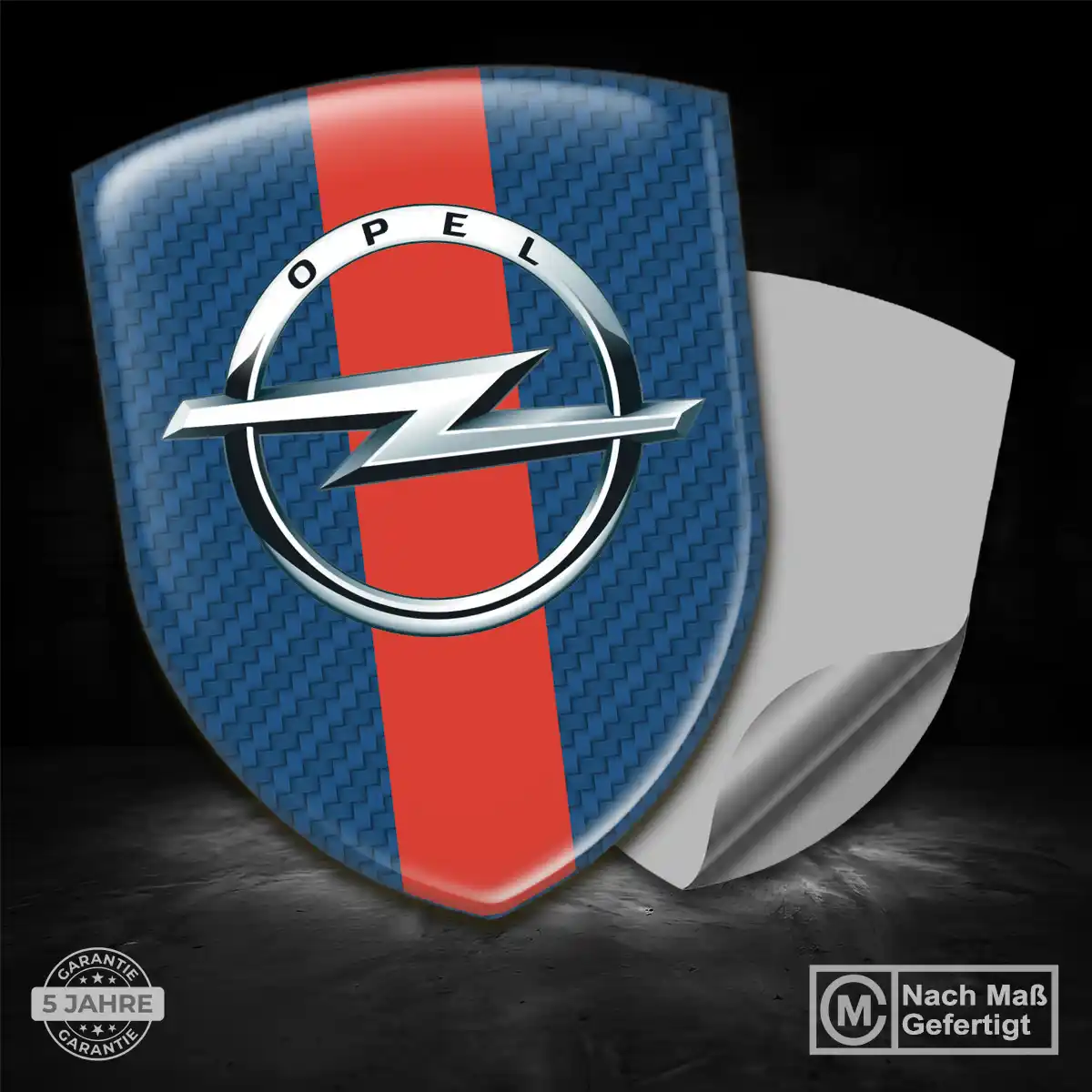 Opel Aufkleber 3D Gel Wappen Auto Limitierte Auflage