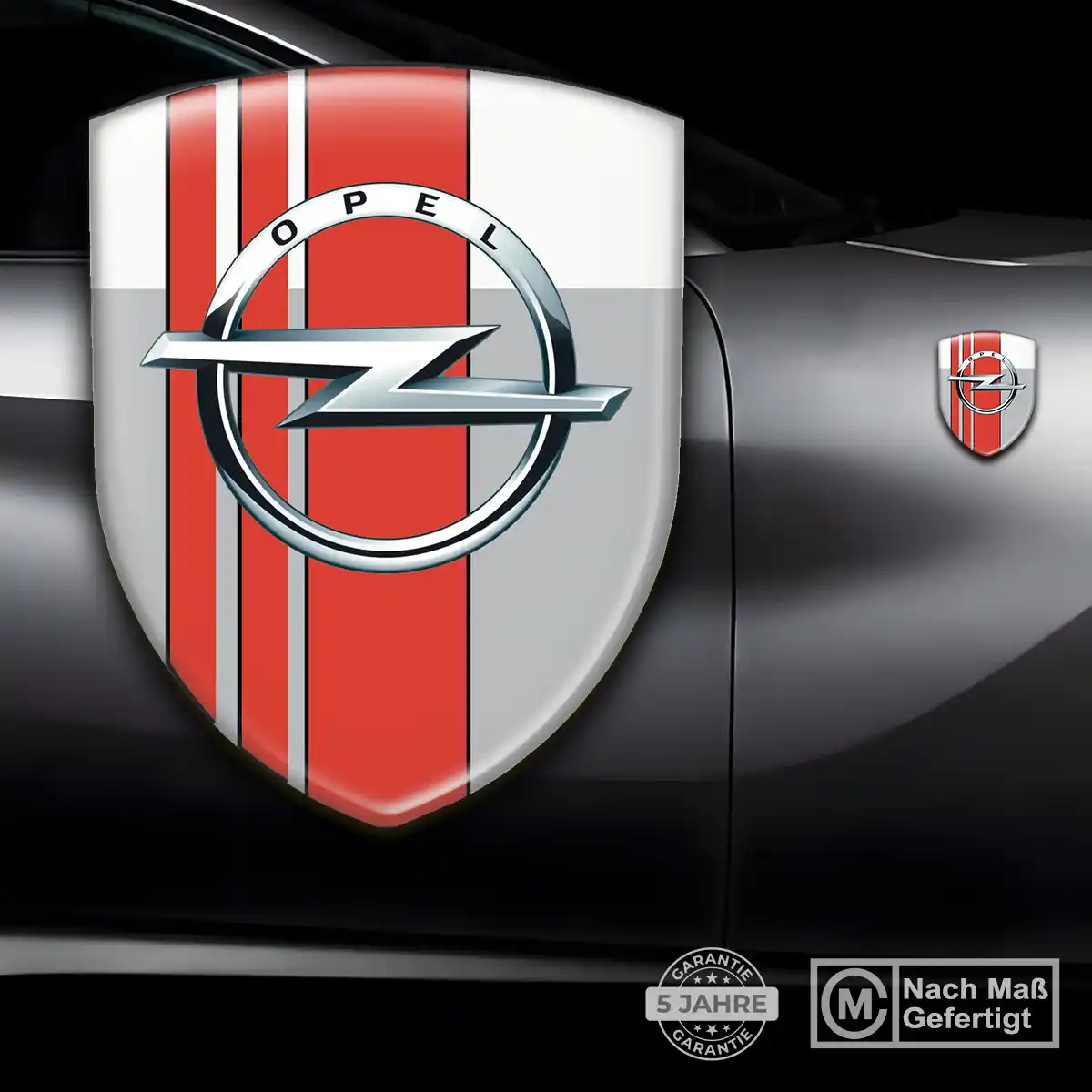 Opel Aufkleber 3D Gel Wappen Auto Modernes Design