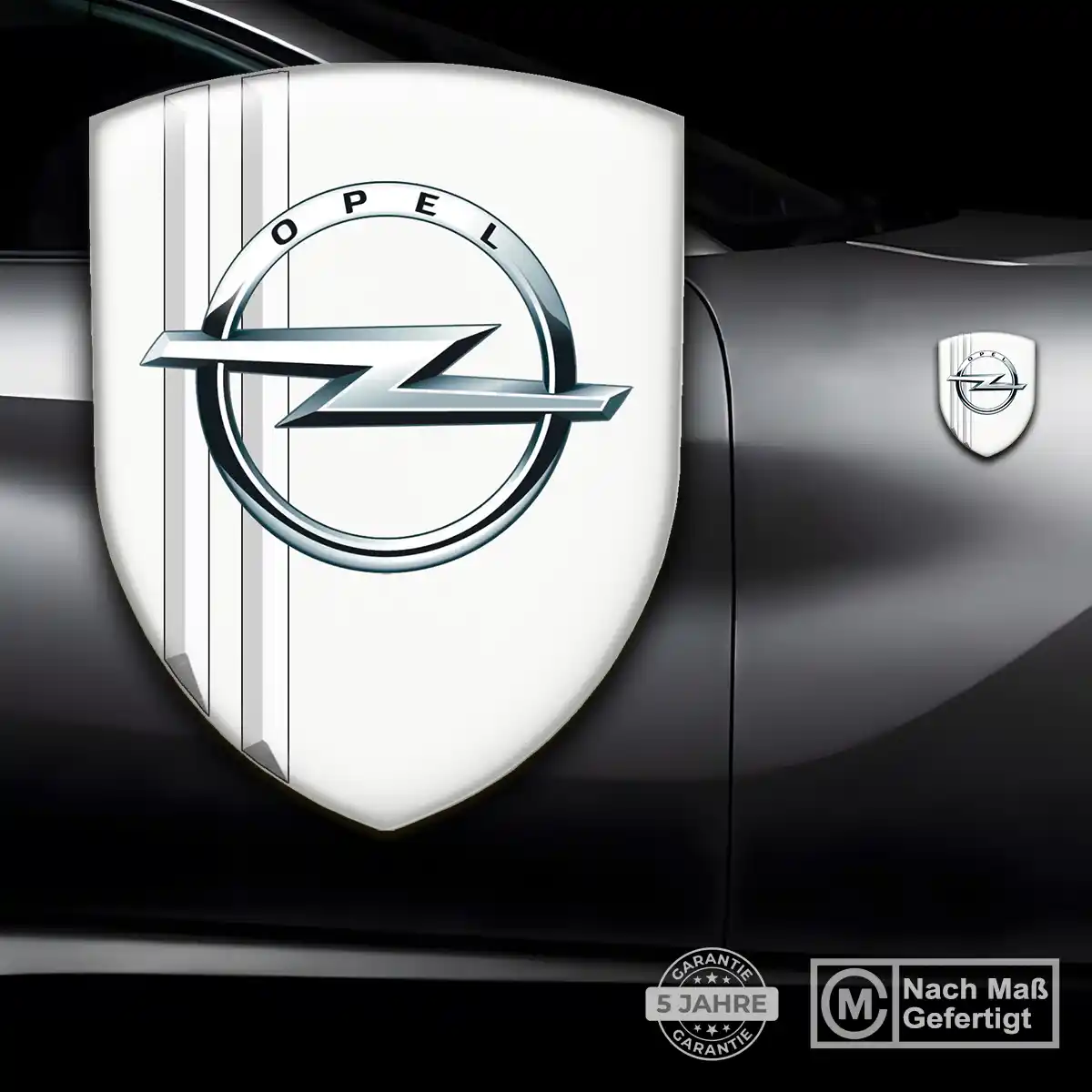 Opel Aufkleber 3D Gel Wappen Auto Premium-Edition