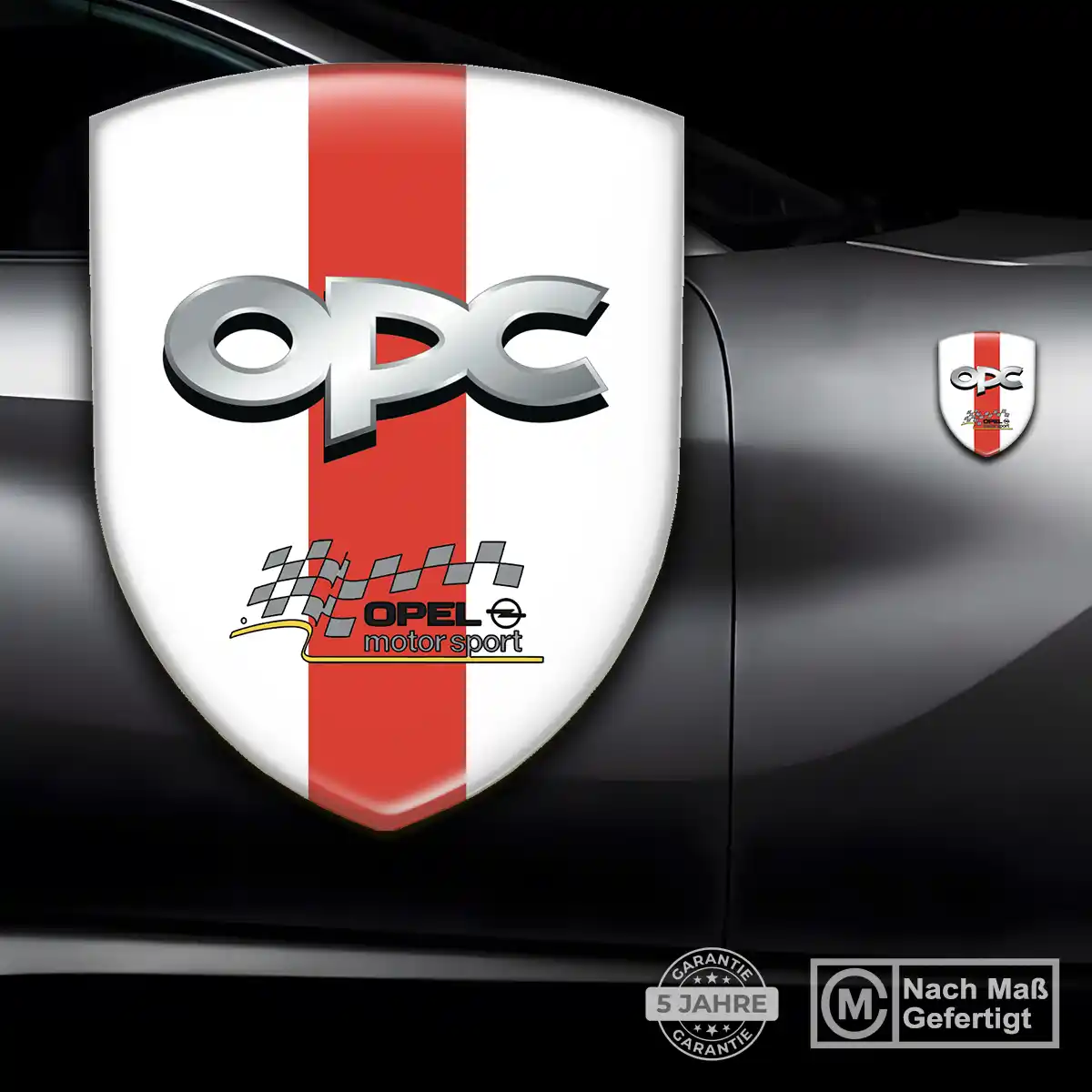 Opel Aufkleber 3D Gel Wappen Edles Design