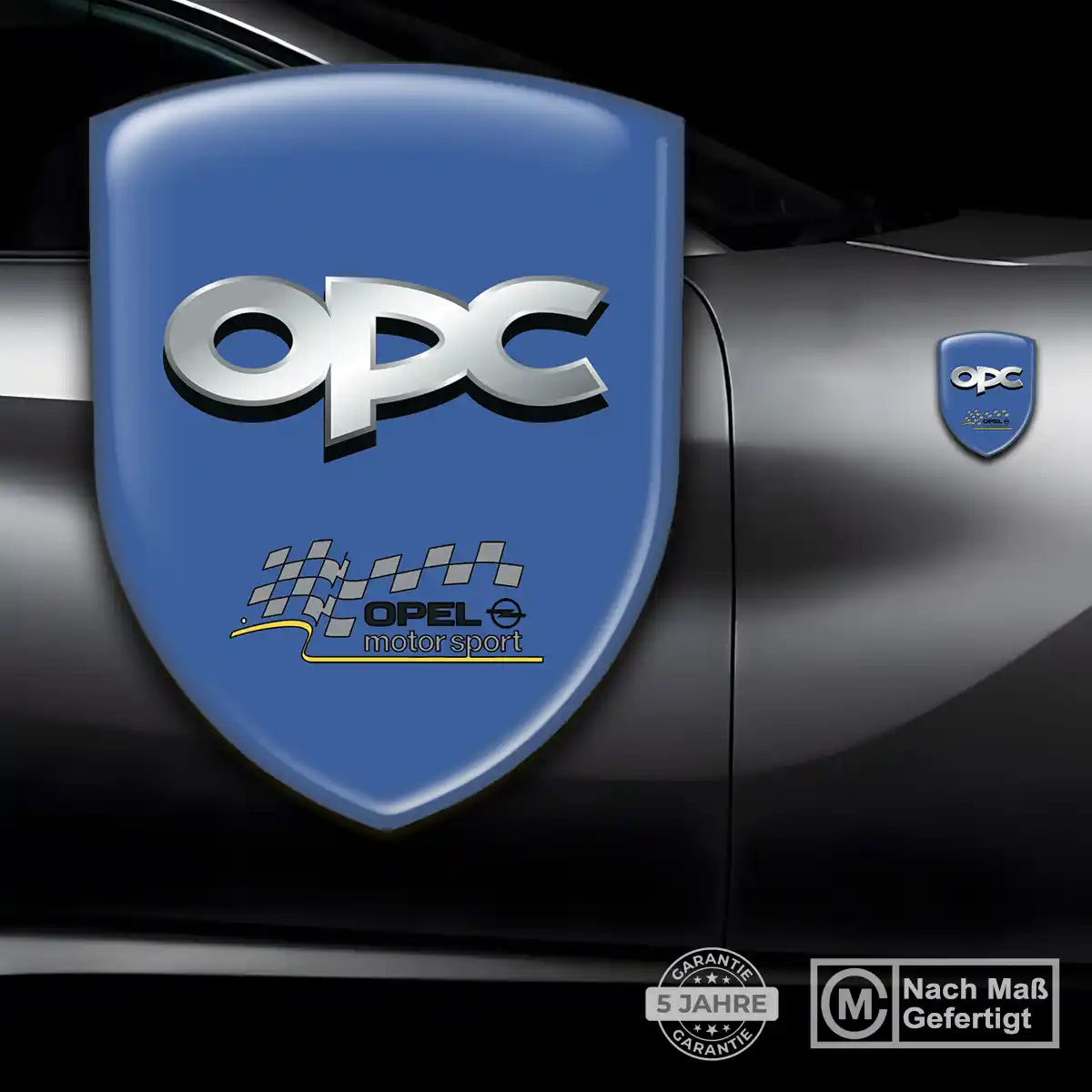 Opel Aufkleber 3D Gel Wappen Elegantes Design