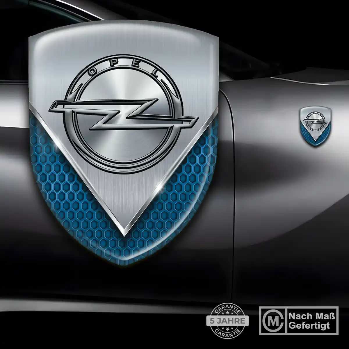 Opel Aufkleber 3D Gel Wappen Exterieurdesign