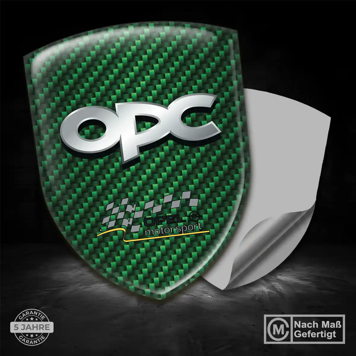 Opel Aufkleber 3D Gel Wappen Markenedition