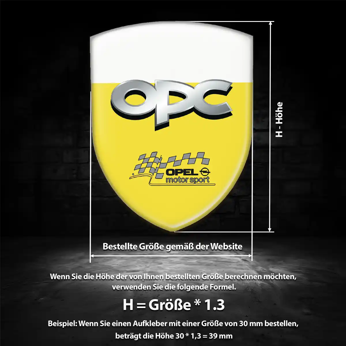 Opel Aufkleber Auto Hohe Qualität
