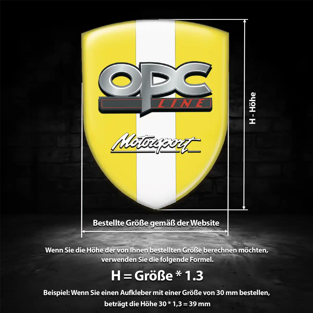 Opel Aufkleber Auto Markenedition