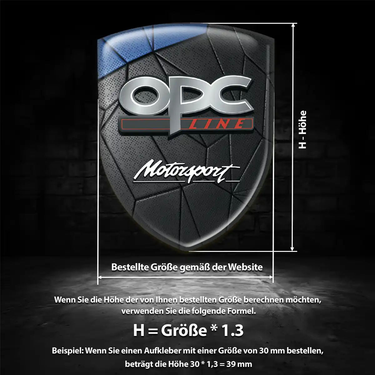 Opel Aufkleber Emblem Ausdrucksstarkes Design
