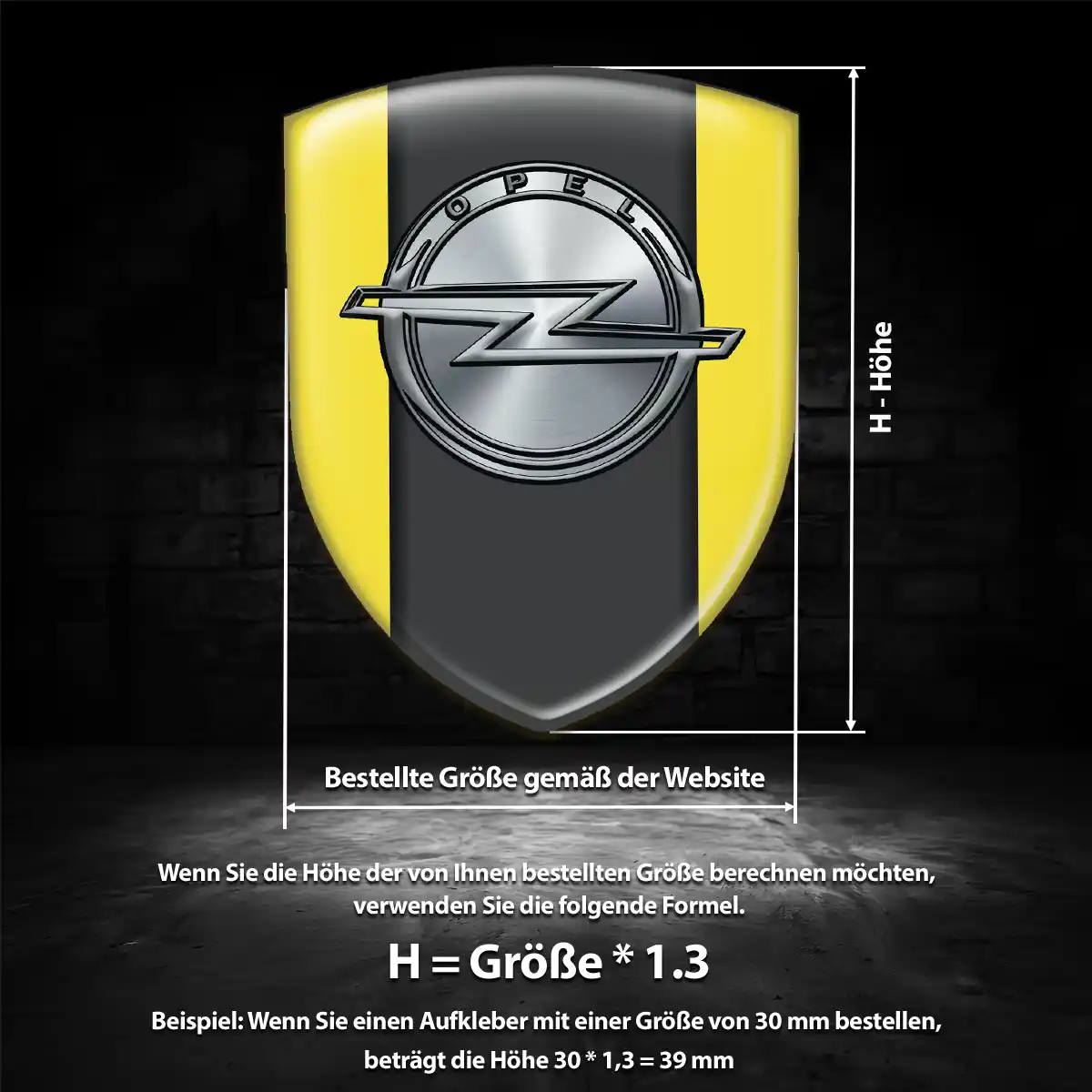 Opel Aufkleber Emblem Auto Anspruchsvolles Design