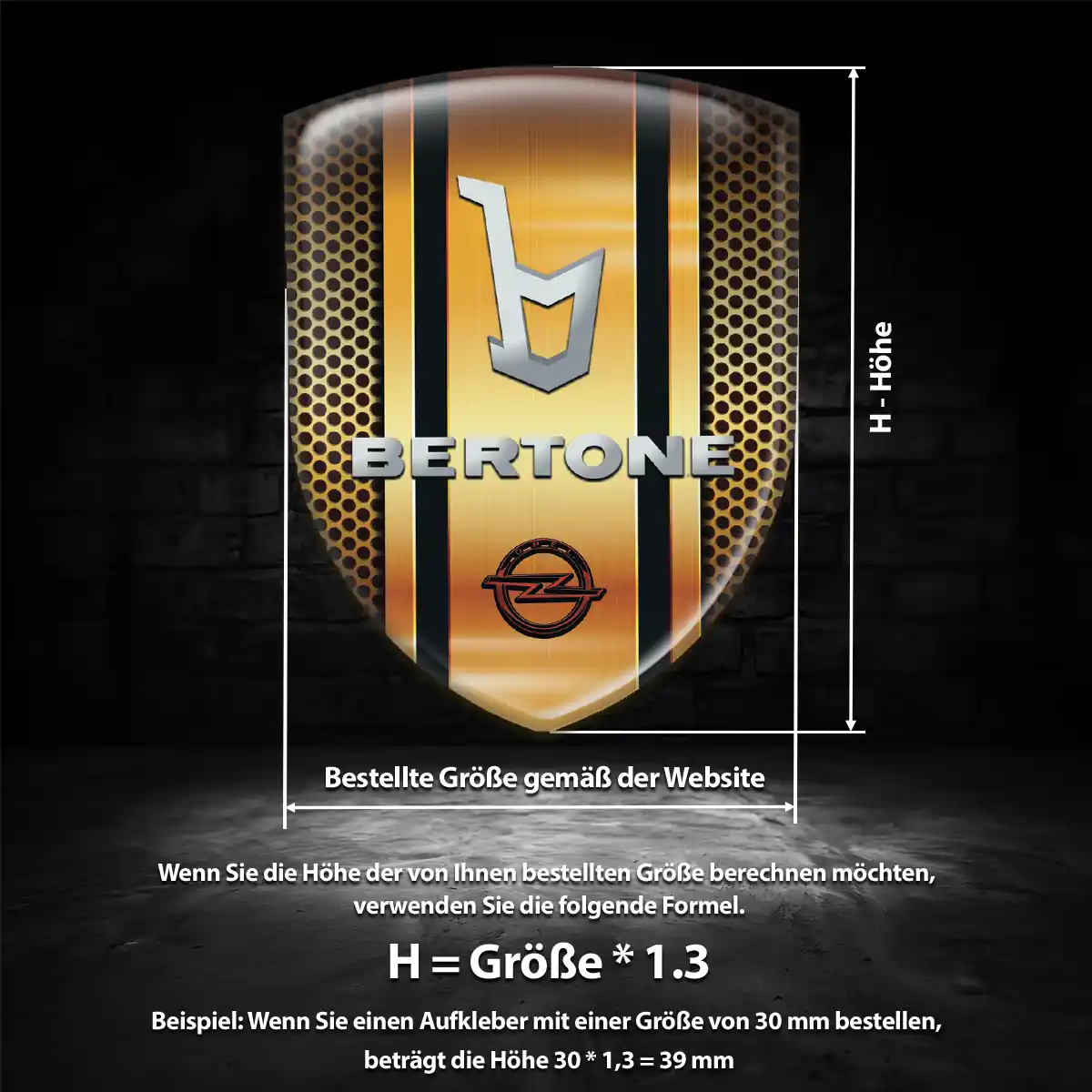 Opel Aufkleber Emblem Auto Limitierte Auflage