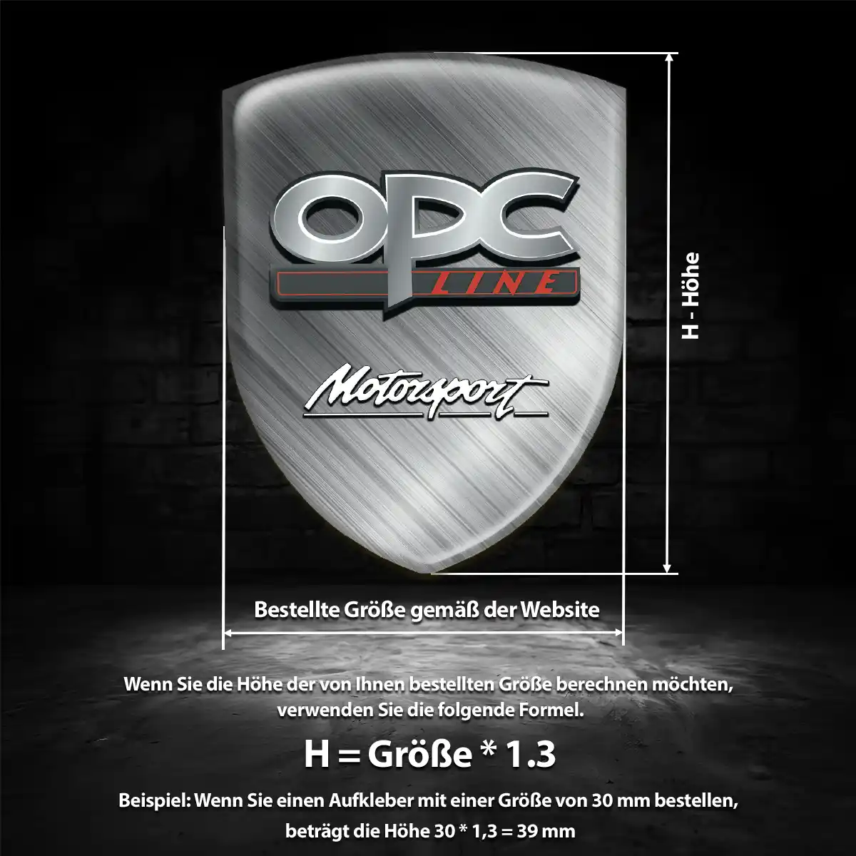 Opel Aufkleber Emblem Markenedition