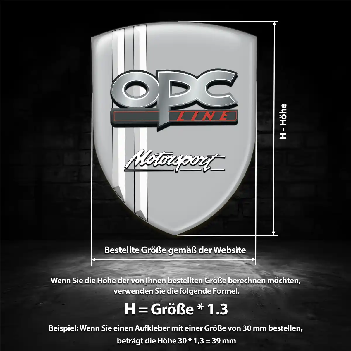 Opel Aufkleber Emblem Wappen Auto Edles Design