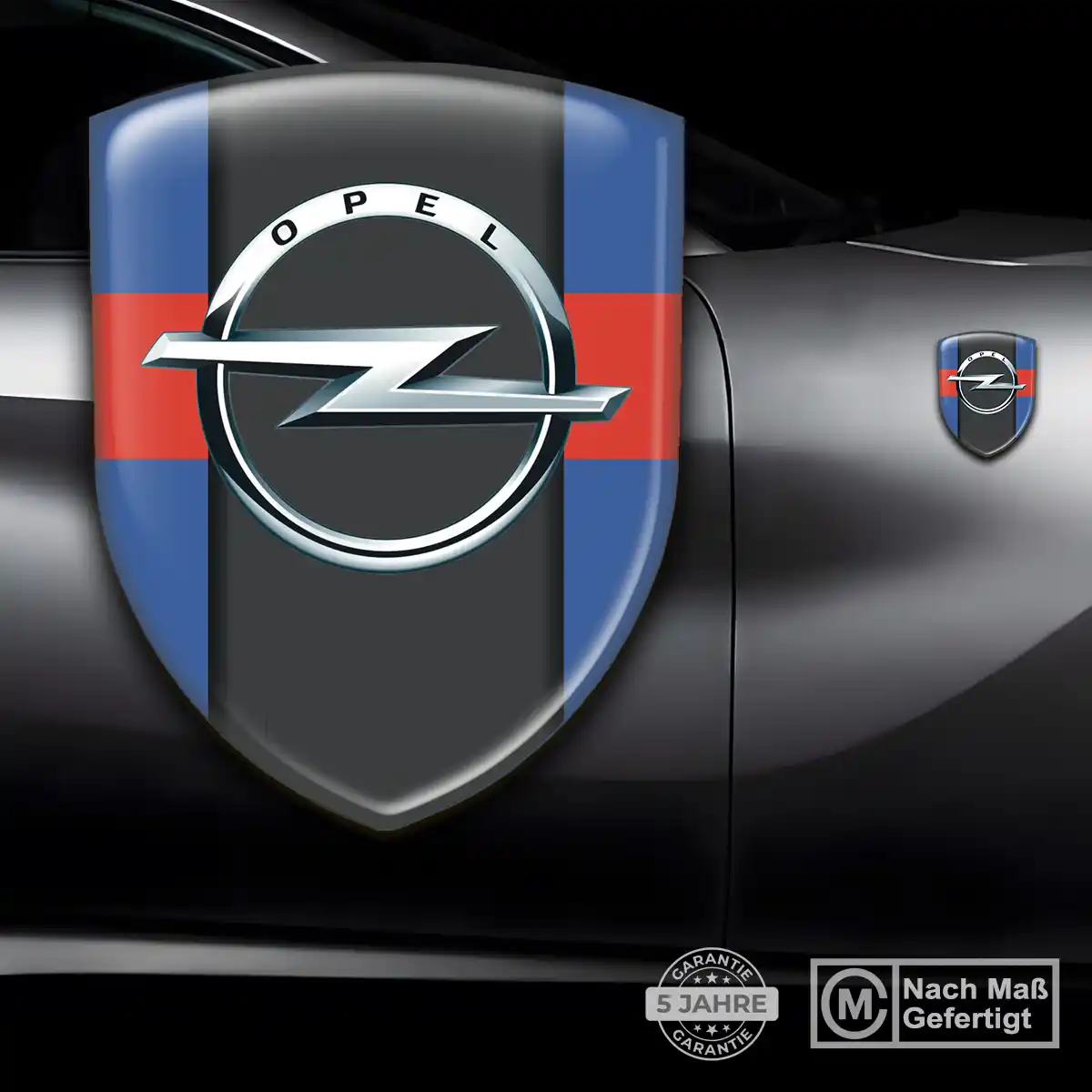 Opel Aufkleber Emblem Wappen Auto Hochwertiges Harz