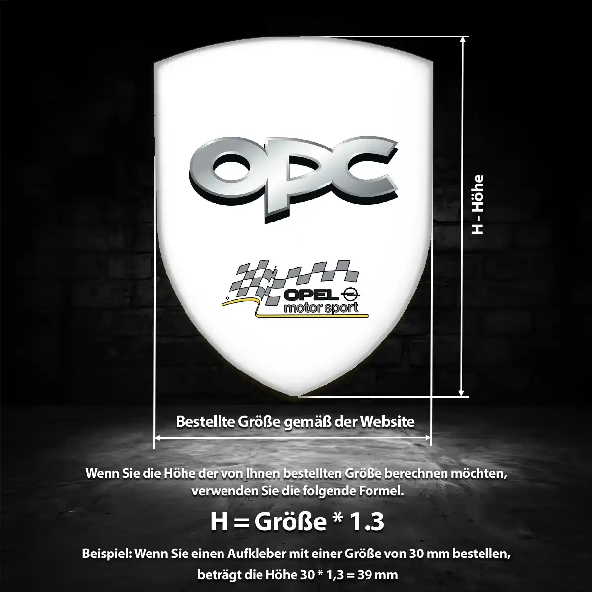 Opel Aufkleber Emblem Wappen Auto Modernes Design