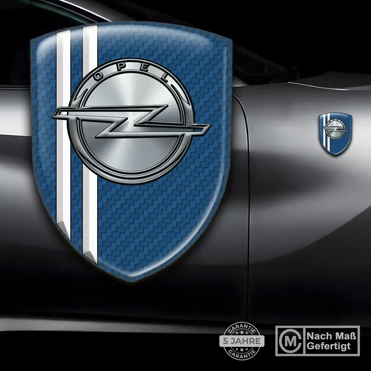 Opel Aufkleber Emblem Wappen Auto Premium-Edition