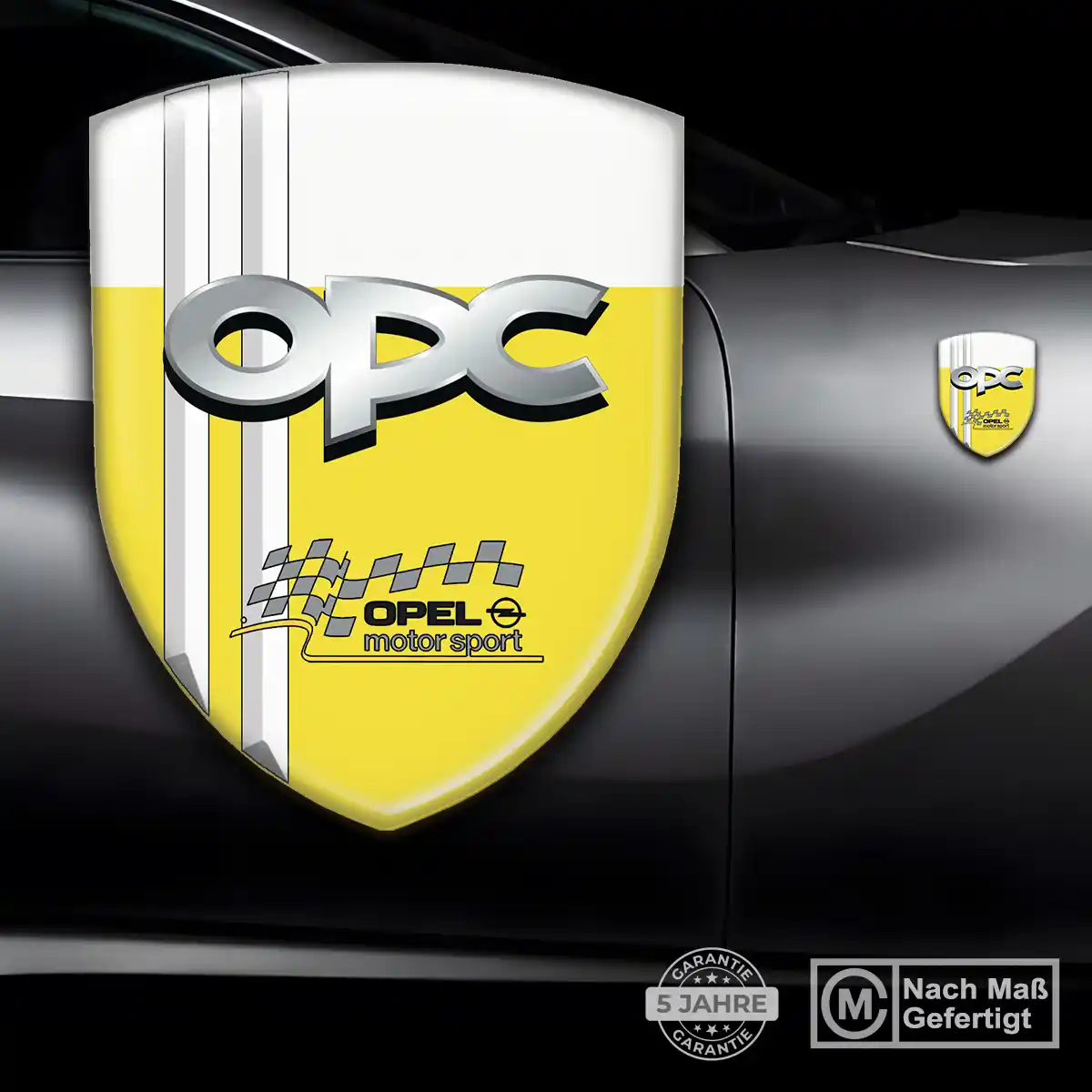 Opel Aufkleber Emblem Wappen Interieurdesign