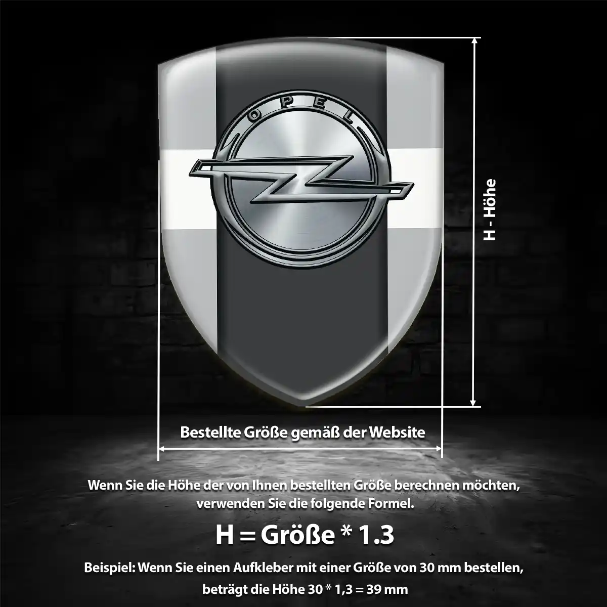 Opel Aufkleber Embleme Silikon Anspruchsvolles Design