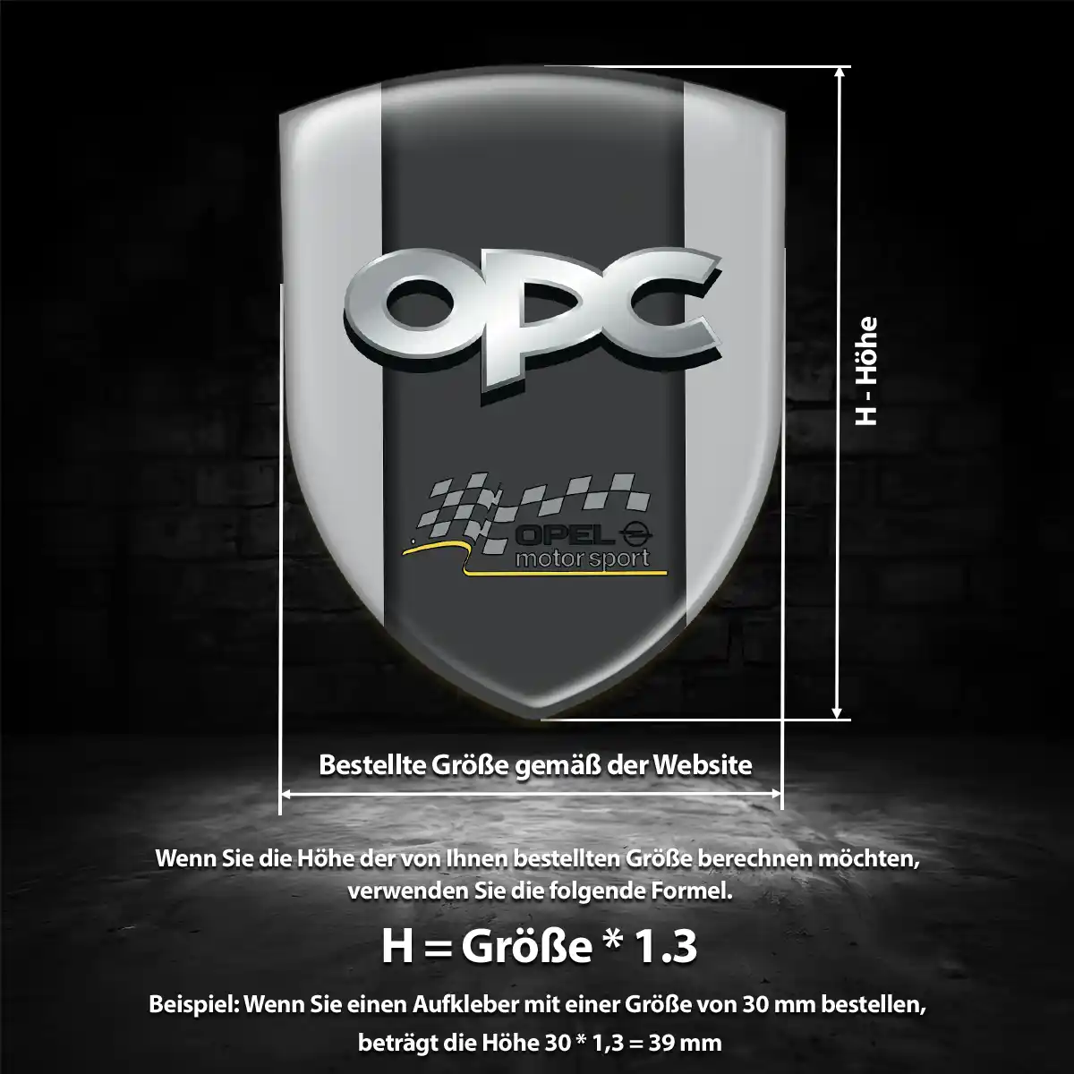 Opel Aufkleber Embleme Silikon Auto Edles Design