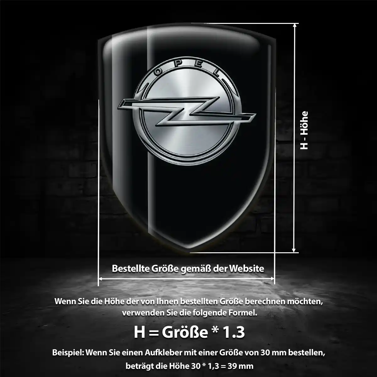 Opel Aufkleber Embleme Silikon Auto Interieurdesign
