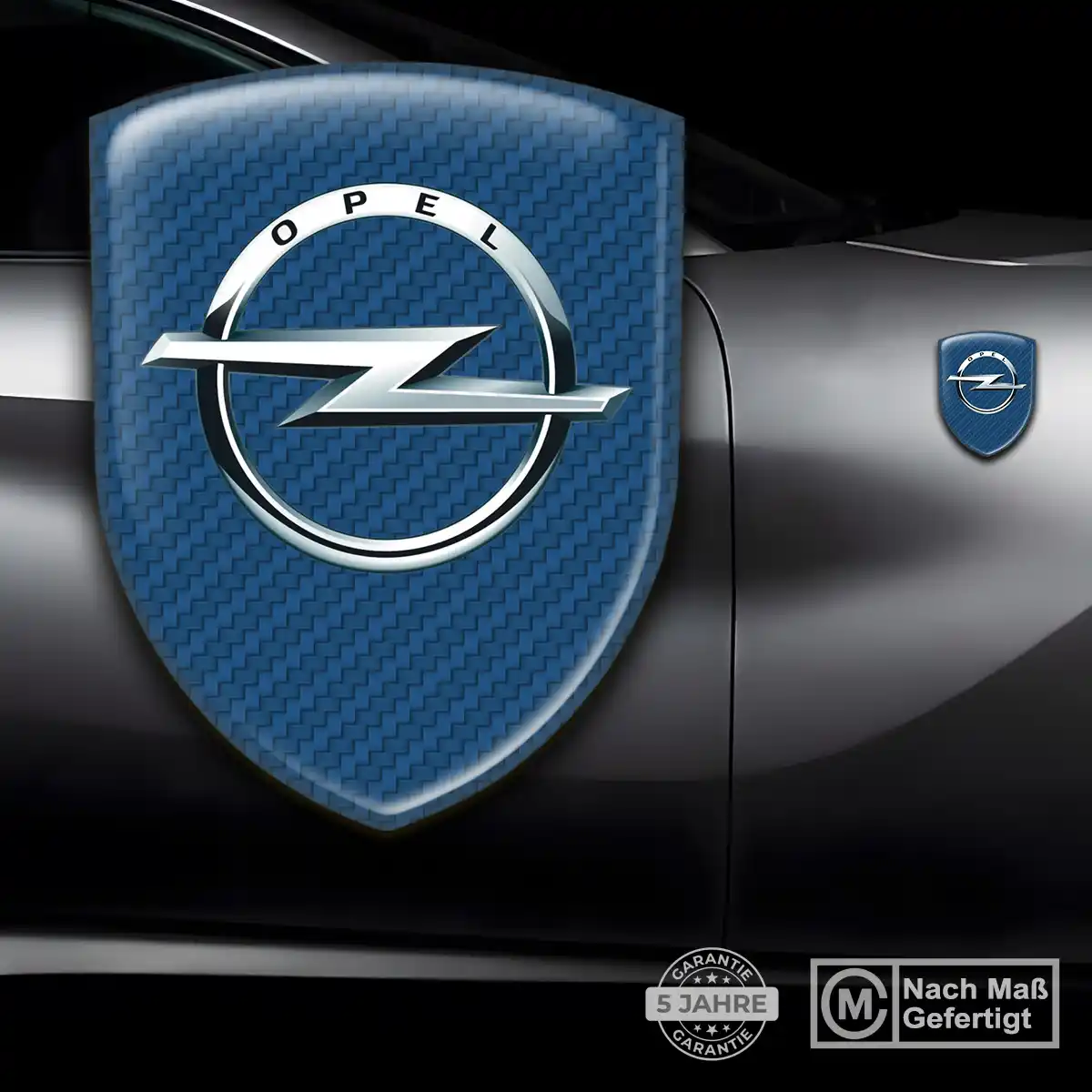 Opel Aufkleber Embleme Silikon Auto Premium-Edition