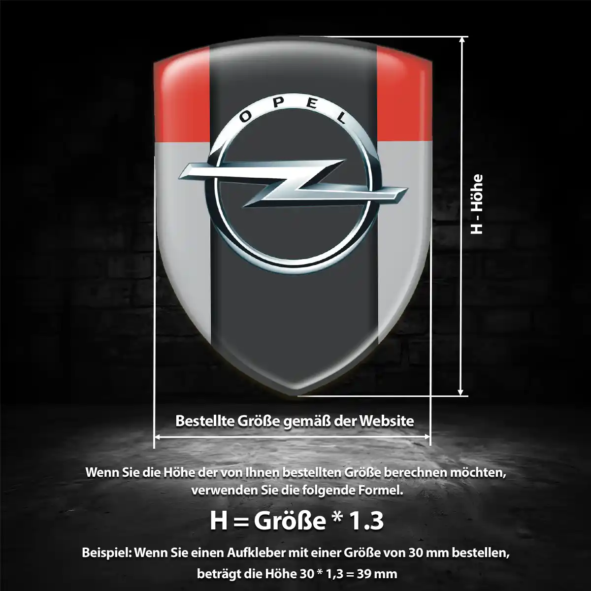 Opel Aufkleber Embleme Silikon Auto Stilvolles Design
