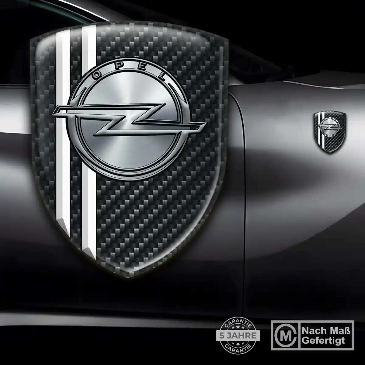 Opel Aufkleber Embleme Silikon Markenedition